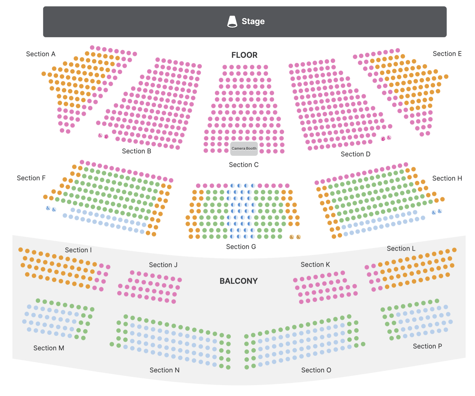 First Baptist Church Seating Chart