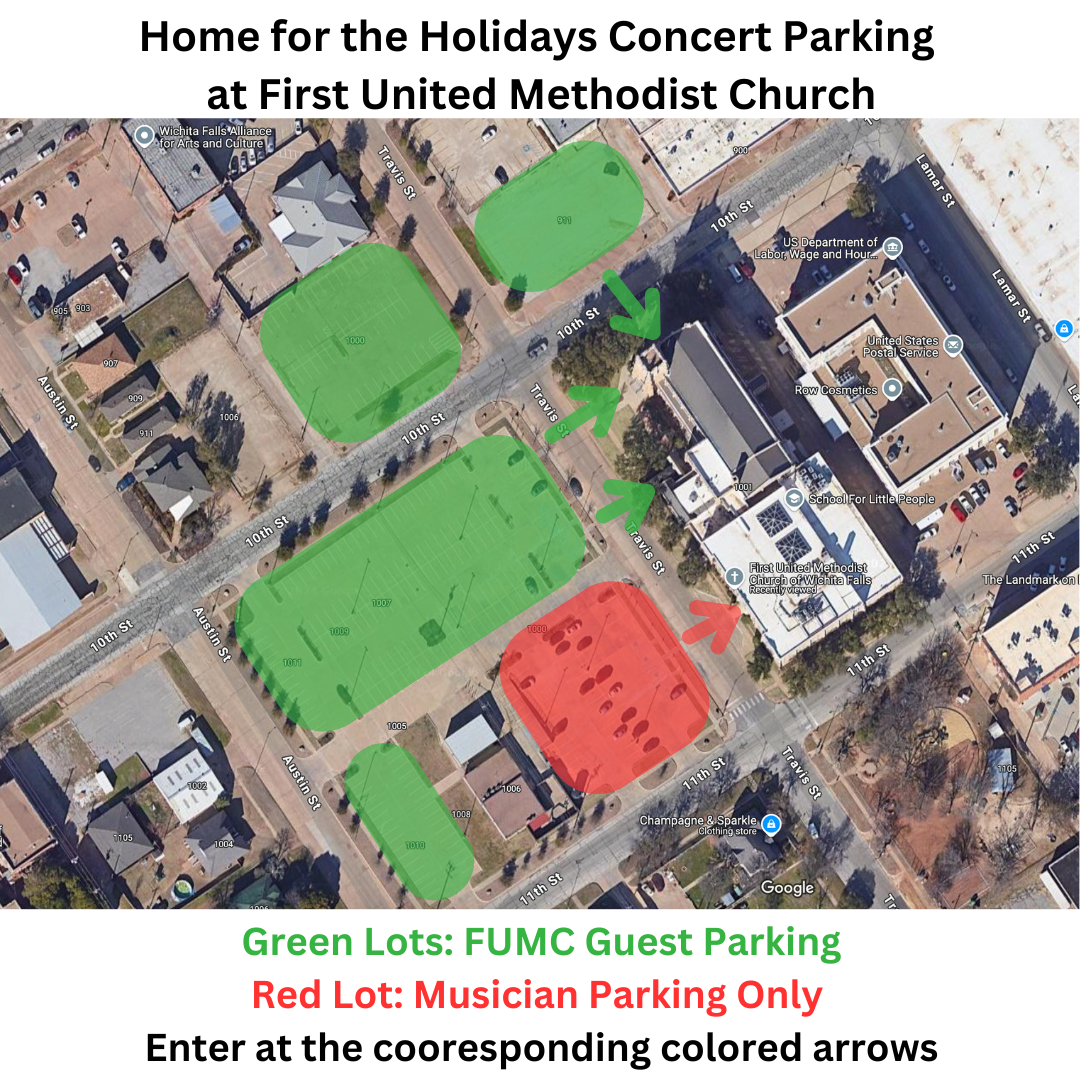 First United Methodist Church Parking Map