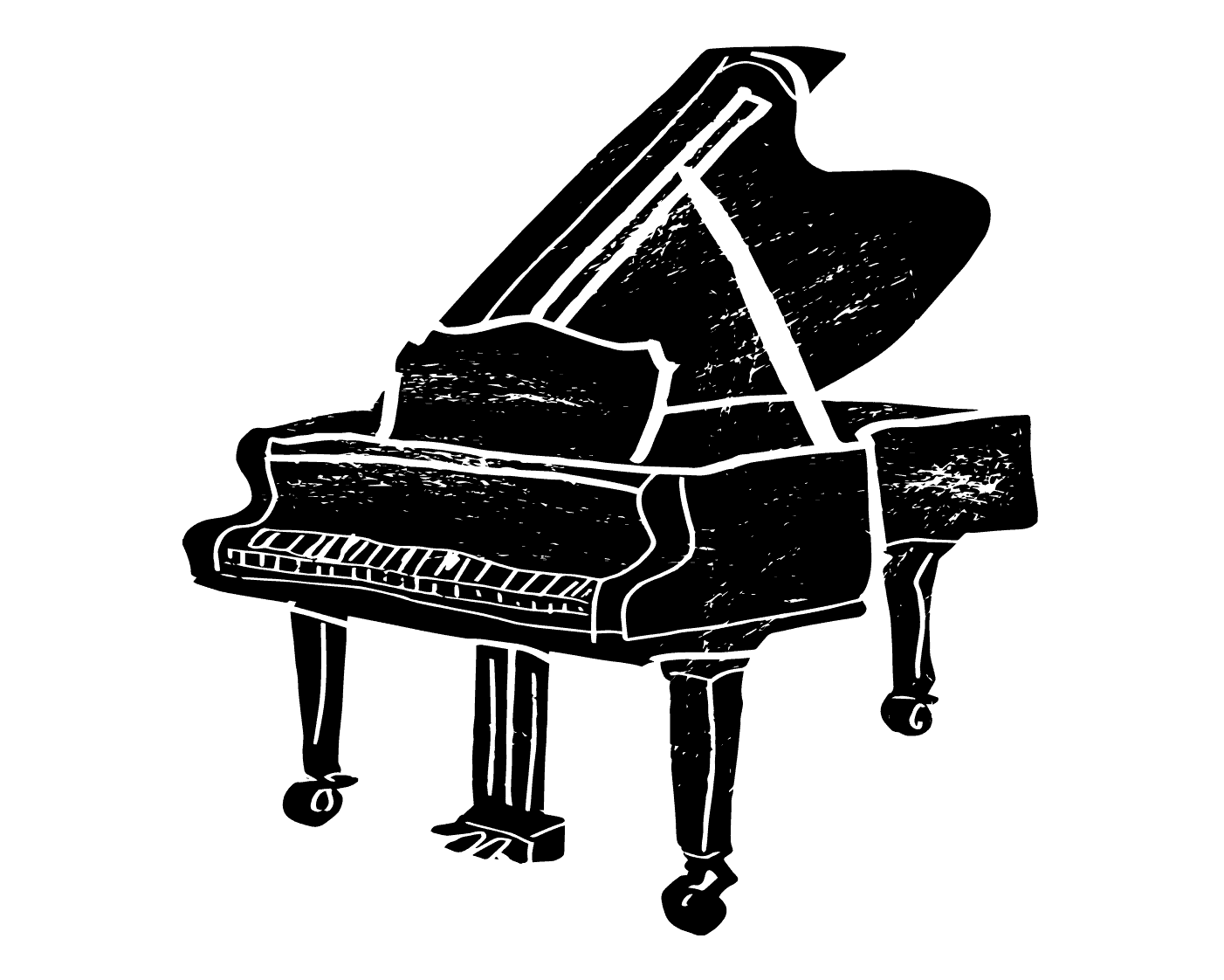 An illustration of a piano.